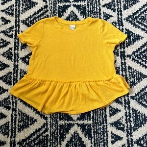 Yellow Crop Top